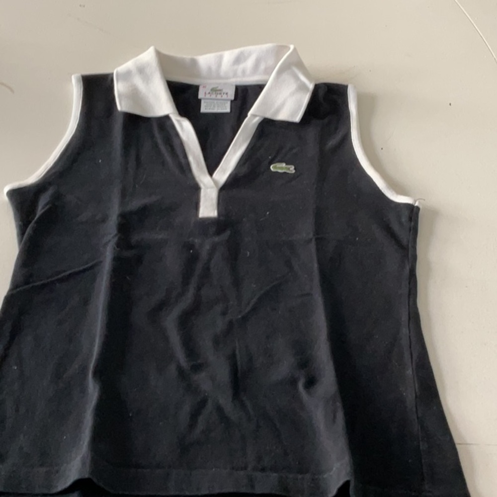 Lacoste Black Polo Shirt size 40